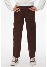 Resim Xo Kids Kız Çocuk Pantolon 10-16 Yaş 57701 Kahverengi 