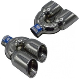 Resim Universal Krom Egzoz Ucu Çiftli S Model Sol Çıkış 90×110 800-030L 