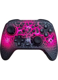 Resim Yues Nintendo Switch Pro Controller Oyun Kolu – LED Işıklı Siyah, Switch / Lite / OLED / PC / Android Uyumlu 