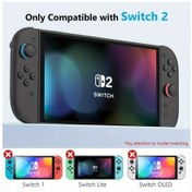 Resim Cloud011 Switch 2. Nesil Şeffaf Aksesuar Seti: Pc Kılıf + Tpu Tutamak + Kapaklar + Ekran Koruyucu 