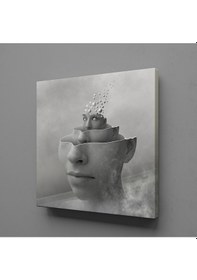 Resim Kafa Kanvas Tablo 30x30cm 