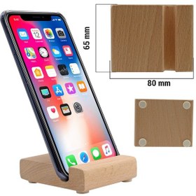 Resim Ahşap Telefon Standı - 10 Adet 