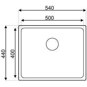 Resim Asil As 359 40.50 Radus Tezgah Altı Keten Doku 304 Paslanmaz Çelik Eviye Inox 