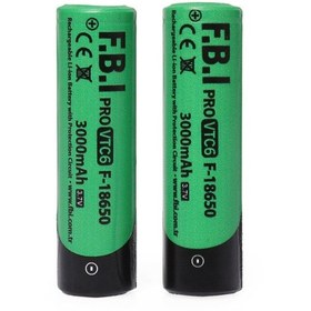 Resim F.b.ı Vtc6 18650 3.7v 3000mah 30a Li-ion Şarjlı Pil + Pil Taşıma Kutusu 2 Li Set Çok Renkli 