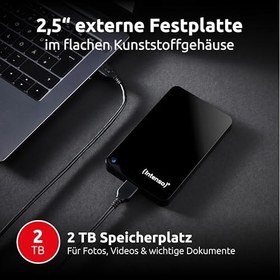 Resim Intenso Memory Board 2TB 2.5 USB 3.0 Taşınabilir Disk - Gümüş 