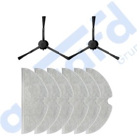 Resim Xiaomi 1c,2c,mop 2 Uyumlu 2 Yan Fırça 6 Mop Pkt-iasgf0000094 