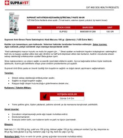 Resim Supravet Sakinleştirici Kedi Malt Macun 100 Gr + Kedi Dış Parazit Bakım Yağı Damlası 3 ADET 