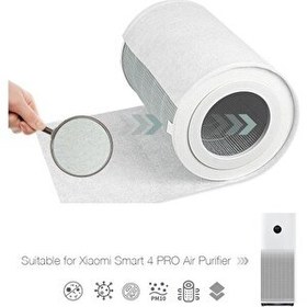 Resim Purmed Xiaomi Air Purifier 4 Pro İçin Toz Tutucu Ön Filtre 5 Adet 