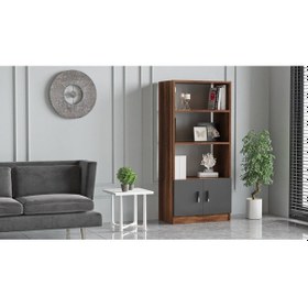 Resim Robinhome Robin Home Verona D Ofis Kitaplık Barok- Gri 