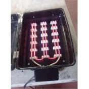 Resim Tel Rezistanslı Elektrikli Emaye Izgara Mangal Barbekü Büyük Boy 