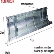 Resim Askay Yapı 5 Li Soba Boru Üstü / Boru Isı Geçirmez / Boru Isı Koruyucu 
