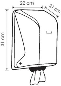Resim Sg1b Içten Çekmeli Kağıt Havlu Dispenseri Aparatı Siyah 