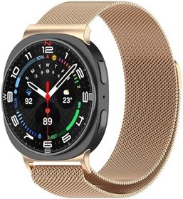 Resim Microsonic Samsung Galaxy Watch 8 40mm Milanese Loop için Kordon Rose Gold [Galaxy Watch 8 40mm ile Uyumlu Kordon - Rose Gold] 