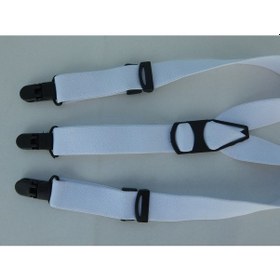 Resim Beyaz Çocuk Pantolon Askısı Beyaz 