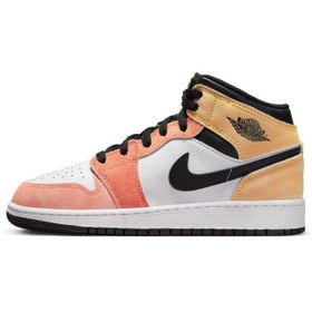 Resim Air Jordan 1 Mid SE GS Çocuk Basketbol Ayakkabısı 