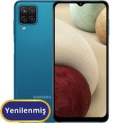 Resim Samsung A12 Yenilenmiş TR Garanti | 128 GB 4 GB Mavi 