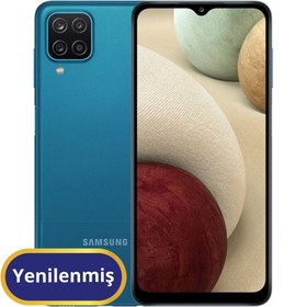 Resim Samsung A12 Yenilenmiş TR Garanti | 128 GB 4 GB Mavi 