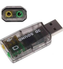 Resim USB Ses Kartı 5.1 3D Sound USB Harici Ses Kartı Audio Çevirici 