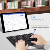 Resim Philips M9X S510J 10.1\ Uyumlu Kablosuz Bluetooth Şarjlı TouchPad'li Türkçe Q Klavye - Siyah 