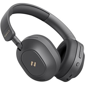Resim H668BT ANC 80 Saat ANC Çift Cihaz DesteğiHi-Res Audio Kulak Üstü Bluetooth Kulaklık Siyah 