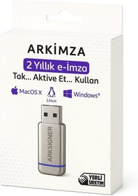 Resim Hepta Collection Arkİmza Elektronik İmza Cihazı, USB Bağlantılı Token, Resmi E-İmza Sertifikası, PDF, Word, Excel ... 