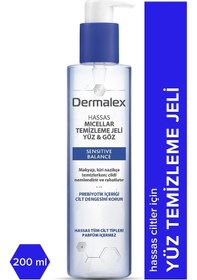 Resim Dermalex Sensitive Balance Hassas Micellar Temizleme Jeli 