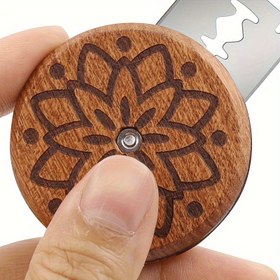 Resim 1 adet Ekmek Bıçağı ve 5 adet Bıçak, Ekmek Çizme Aracı, Hamur Kesici, Hamur Bıçağı Aracı, Restoranlar ve Fırınlar için Mutfak Aleti, Kurban Bayramı Kutlu Olsun 
