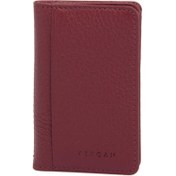 Resim Bordo Deri Unisex Kredi Kartlık - S1KK00001601-N7I 