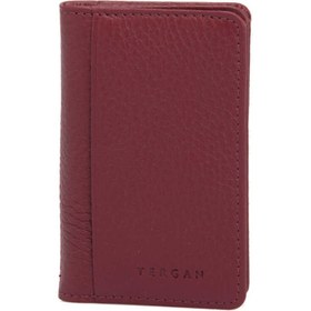 Resim Bordo Deri Unisex Kredi Kartlık - S1KK00001601-N7I 
