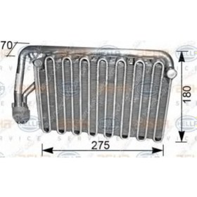 Resim Evaparator Opel Astra F Calıbra A Vectra A 1988 &gt 