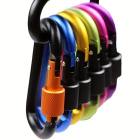 Resim 30/50 adet Alüminyum Alaşım Hızlı Çıkarma D- Halka Tokaları, 8.0cm Kalın Karışık Renkli Açık Hava Çivileri Sırt Çantaları, Anahtarlık, Kamp Ekipmanı için - Hafif ve Dayanıklı, Sırt Çantası Aksesuarları 