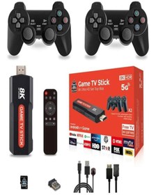 Resim TezMax 36500 Oyunlu Atari 5g 8k Hdr Ultra Hd 64 GB Tv Box + Game Box Android Tv + Oyun Konsolu 2 In1 