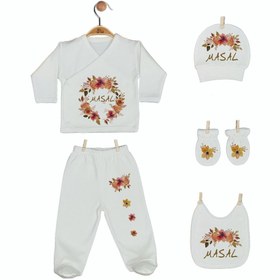 Resim Pia Baby Gl 1929-07 Isme Özel Battaniye Zıbın Set 