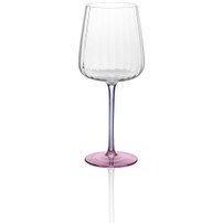 Resim Şarap Kadehi Mavi Pembe 600 Ml 