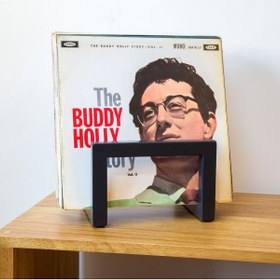 Resim MERZANA Metal Plaklık, Dergilik, Kitaplık, Plak Organizer 