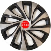 Resim HMNL Fiat Fiorino 15'' Inç Gri - Siyah Jant Kapağı 4 Adet Çelik Jant Görünümlü 