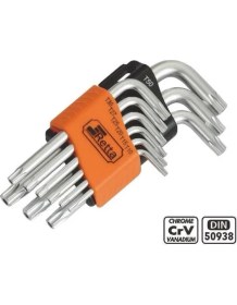Resim Retta Delikli Torx Allen Kısa 9 Parça RAT7009 