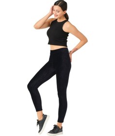 Resim Kadife Fitilli Yumuşacık Tayt SiYAH 