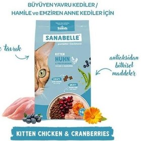 Resim Sanabelle Life Kitten Tavuklu & Kızılcıklı Kuru Kedi Maması 8 Kg 