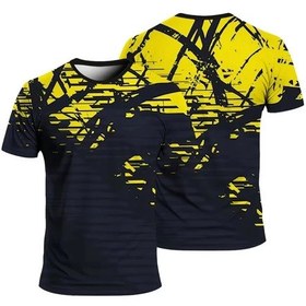 Resim Snapbuy Yazlık Erkek Ve Kadın Yuvarlak Yakalı Kısa Kollu Tişört - Rahat Ve Hızlı Kuruyan Spor Giyimkahverengi Kahverengi 