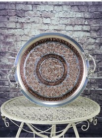 Resim Miray Bakır Tepsi 36 CM 