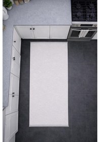 Resim Merinos Vista 79590-060 Özel Kesme Halı Beyaz Renk Çok Renkli 