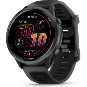 Resim Garmin Forerunner 570 - 47 mm - Slate Gri | Siyah 
