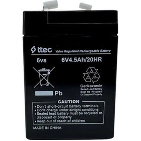 Resim Ttec 6v 4.5ah Mobil Terazi Aküsü 