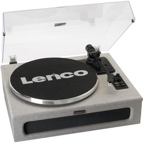 Resim Lenco LS-440GY Gri Kumaş Dahili Hoparlörlü Bluetooth Pikap 