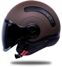 Resim Nexx Sx.10 Mat Kahverengi Kask 