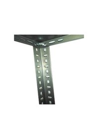 Resim Raf Burada 6 Katlı Galvaniz Çelik Raf - Depo, Arşiv, Kiler, Dosya, Market Rafı-31x60x200 cm- 0.70 mm 