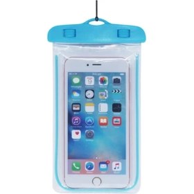 Resim Chaoduo Shop 1 Adet Mavi Tarzı Evrensel Drift Dalış Yüzme Çantası Sualtı Kuru Aydınlık Plaj Çantası Inç Cep Telefonu Için Su Geçirmez Kuru Çanta Kılıfı (Yurt Dışından) 