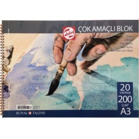 Resim Talens Çizim Bloğu 200Gr 35 X 50 Cm 15 Yaprak 