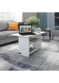 Resim Kenzlife orta salon sehpası hamburg byz 045*070*50 yemek masası 